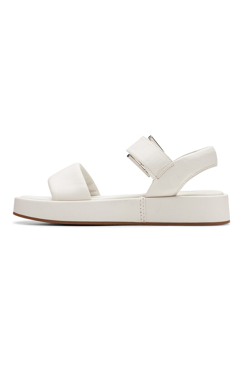 Clarks Sandale flatform de piele - Pled.ro