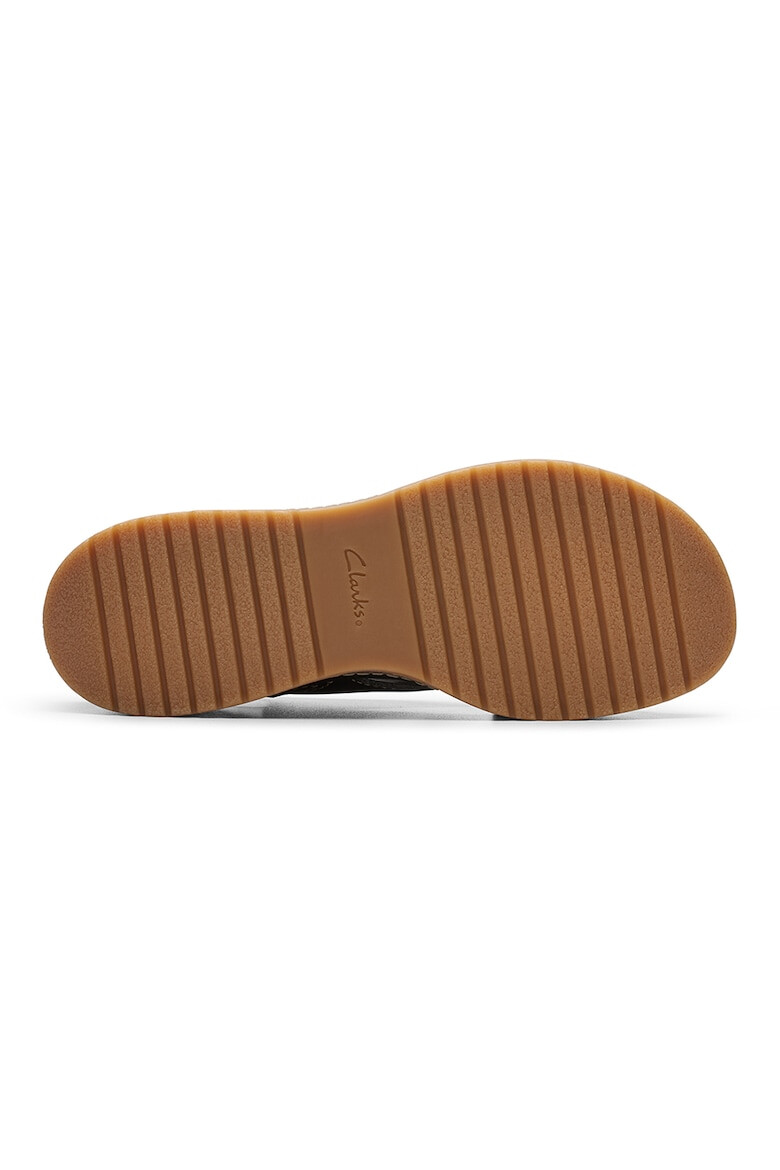 Clarks Sandale flatform de piele nabuc Kassandra Step - Pled.ro