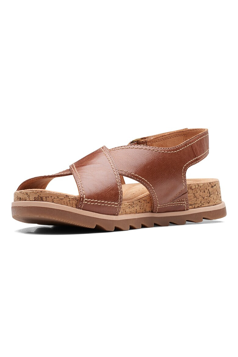 Clarks Sandale slingback din piele - Pled.ro