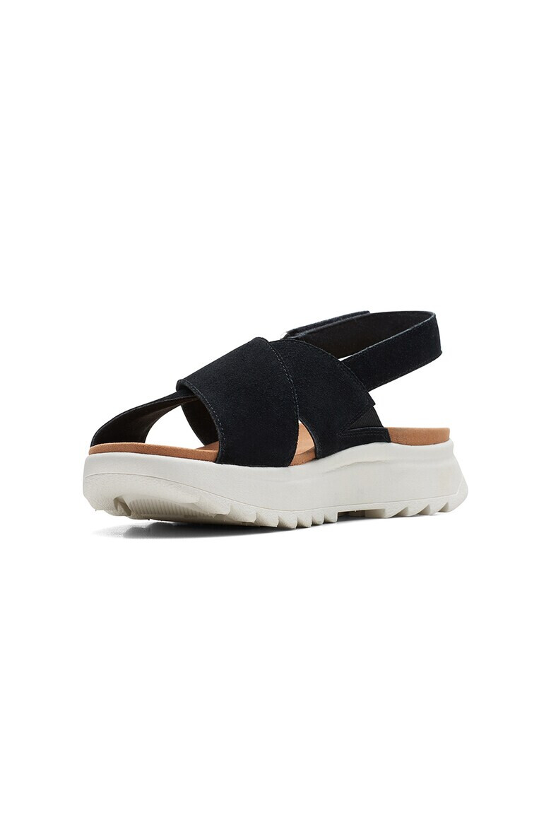 Clarks Sandale wedge cu bareta rasucita Dashlite - Pled.ro