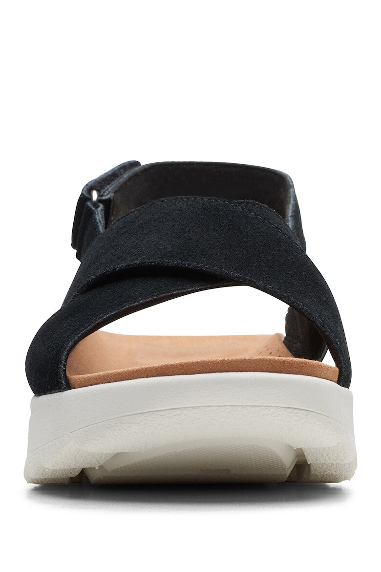 Clarks Sandale wedge cu bareta rasucita Dashlite - Pled.ro