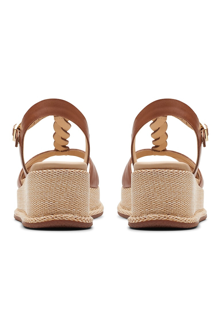 Clarks Sandale wedge de piele Kimmey - Pled.ro