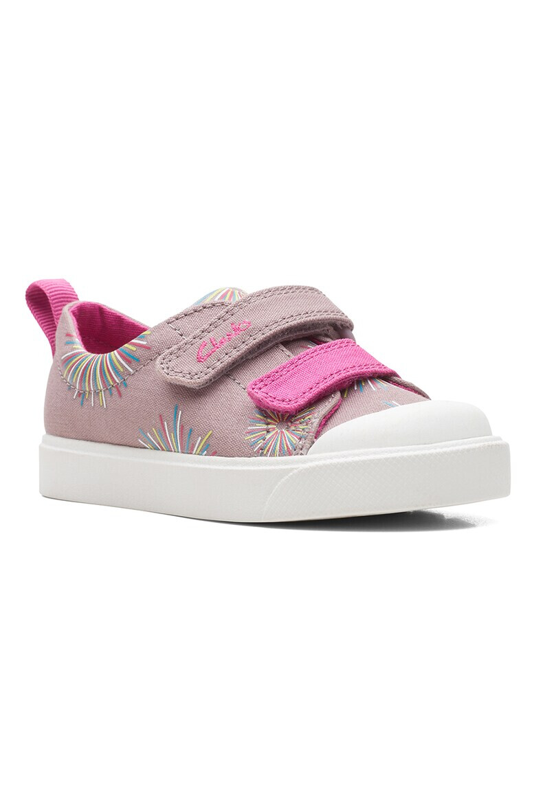 Clarks Tenisi cu velcro City Bright - Pled.ro