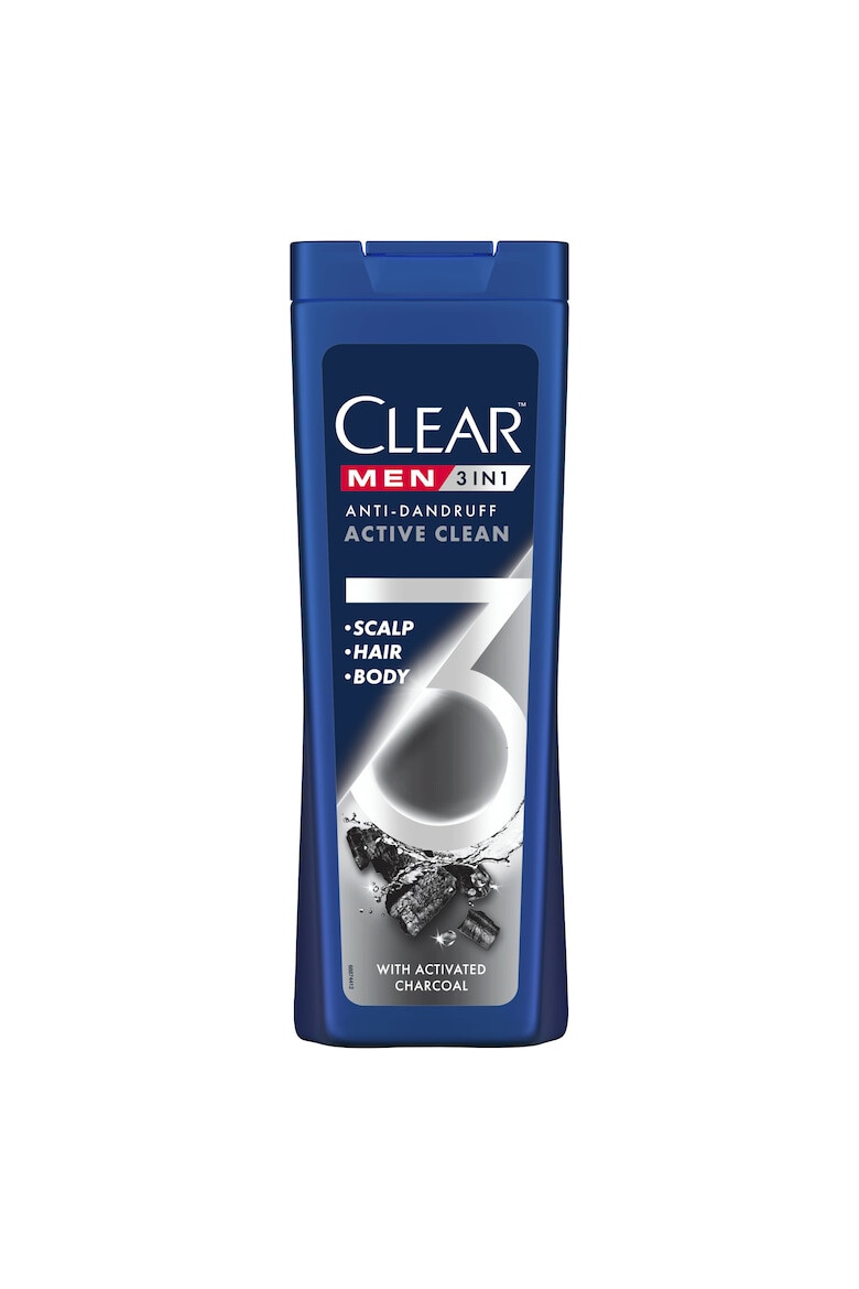 Clear Sampon Men 3in1 Active Cool 360 ml - Pled.ro