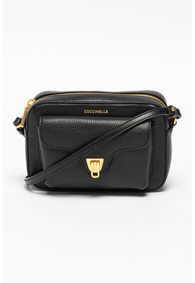 COCCINELLE Geanta crossbody de piele cu aspect granulat - Pled.ro