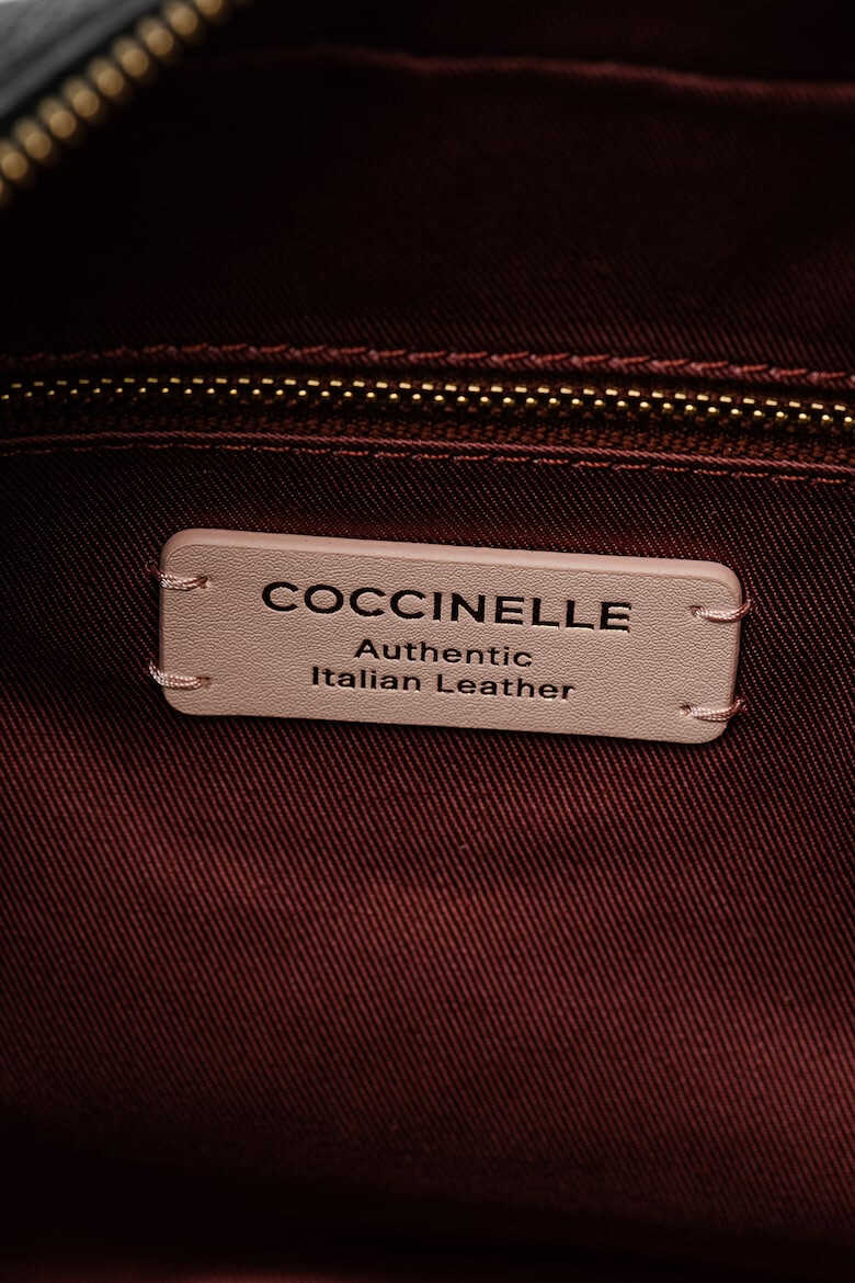 COCCINELLE Geanta crossbody de piele cu buzunar frontal - Pled.ro