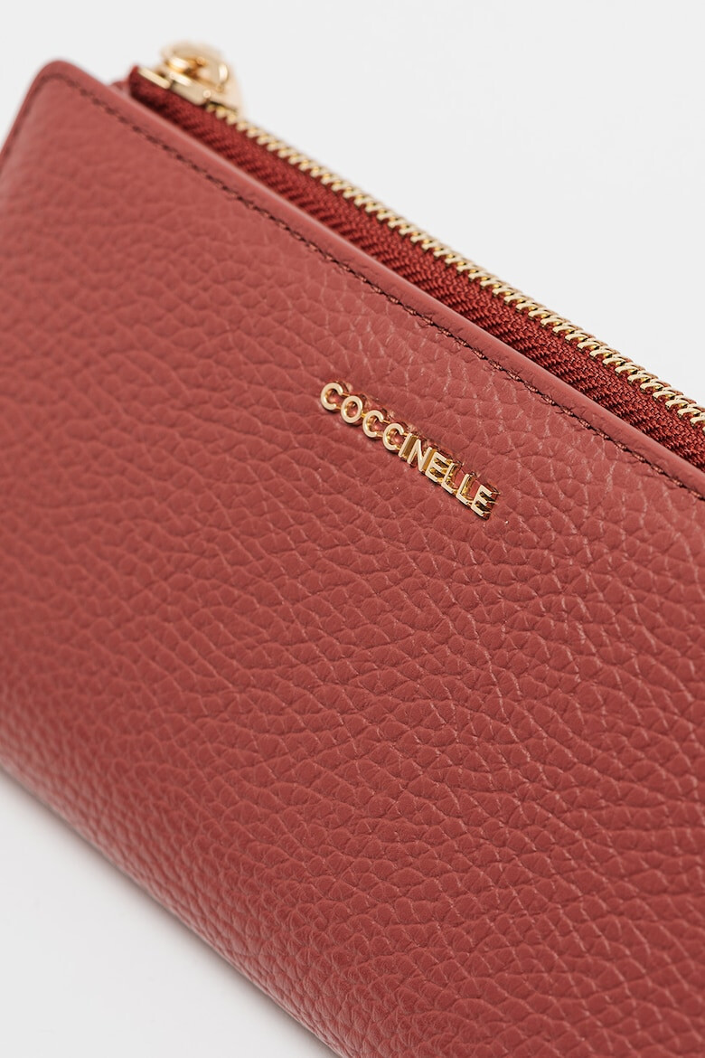 COCCINELLE Portofel din piele Metallic Soft - Pled.ro