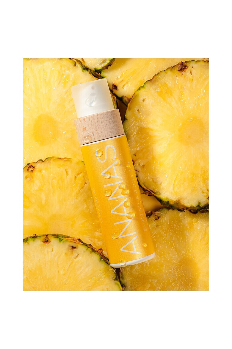 COCOSOLIS Ulei organic pentru bronzare rapida ANANAS Ulei pentru bronzare si corp 110 ml - Pled.ro