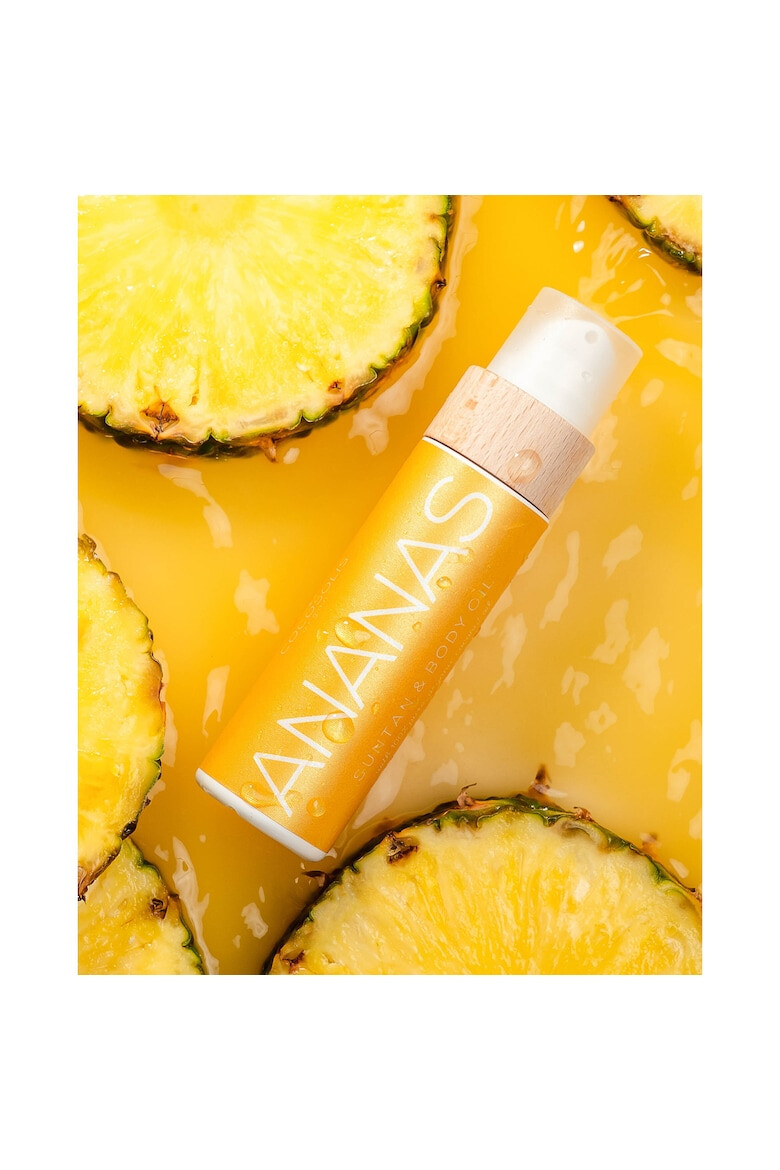 COCOSOLIS Ulei organic pentru bronzare rapida ANANAS Ulei pentru bronzare si corp 200 ml - Pled.ro