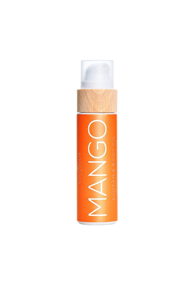 COCOSOLIS Ulei organic pentru bronzare rapida MANGO Sun Tan & Body Oil 110 ml - Pled.ro