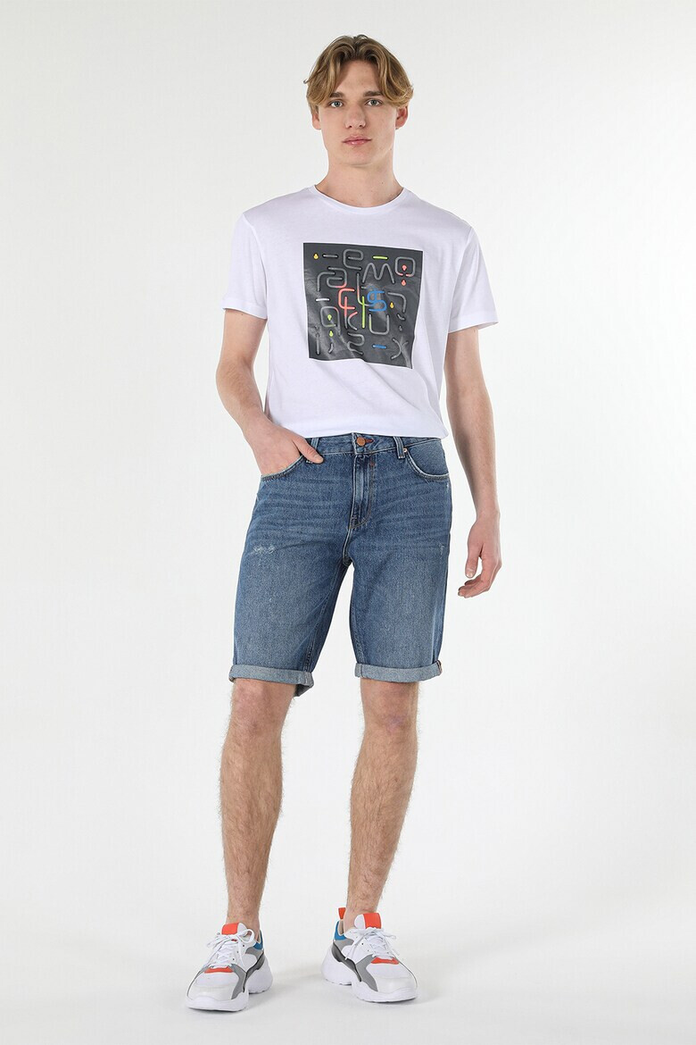 COLIN'S Bermude din denim cu aspect decolorat - Pled.ro