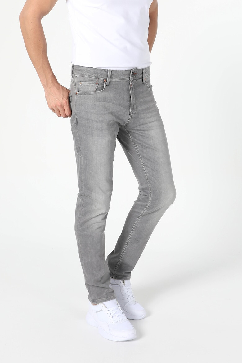 COLIN'S Blugi slim fit cu aspect decolorat - Pled.ro