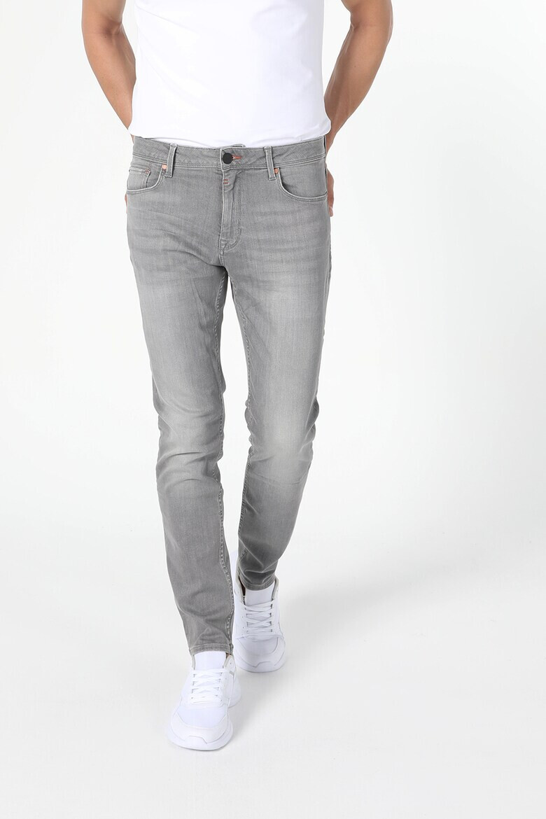 COLIN'S Blugi slim fit cu aspect decolorat - Pled.ro