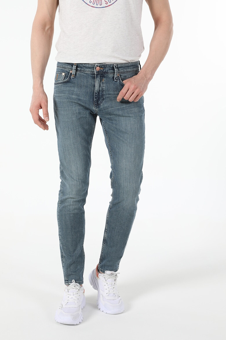 COLIN'S Blugi slim fit cu talie joasa - Pled.ro