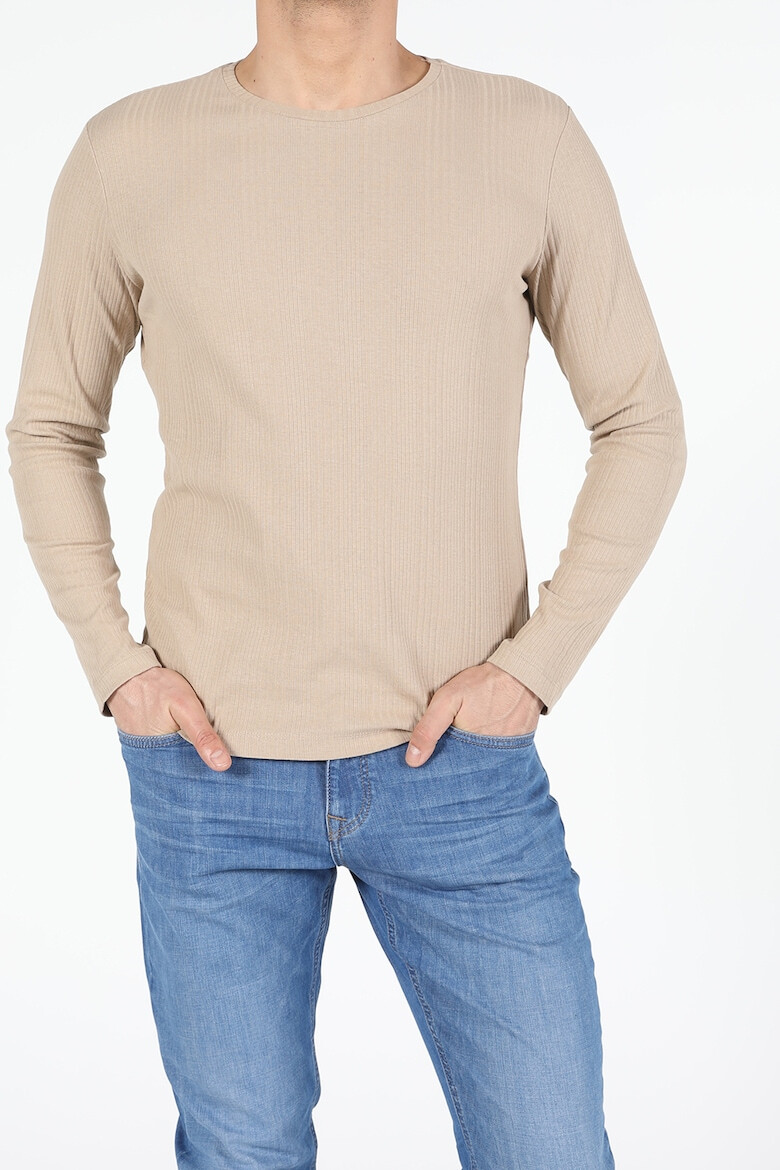 COLIN'S Bluza slim fit cu decolteu rotund - Pled.ro