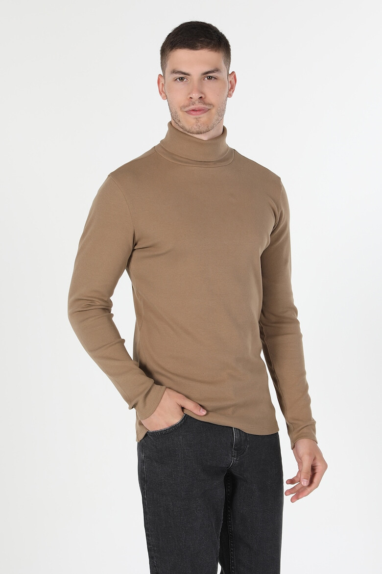 COLIN'S Bluza slim fit cu guler inalt - Pled.ro