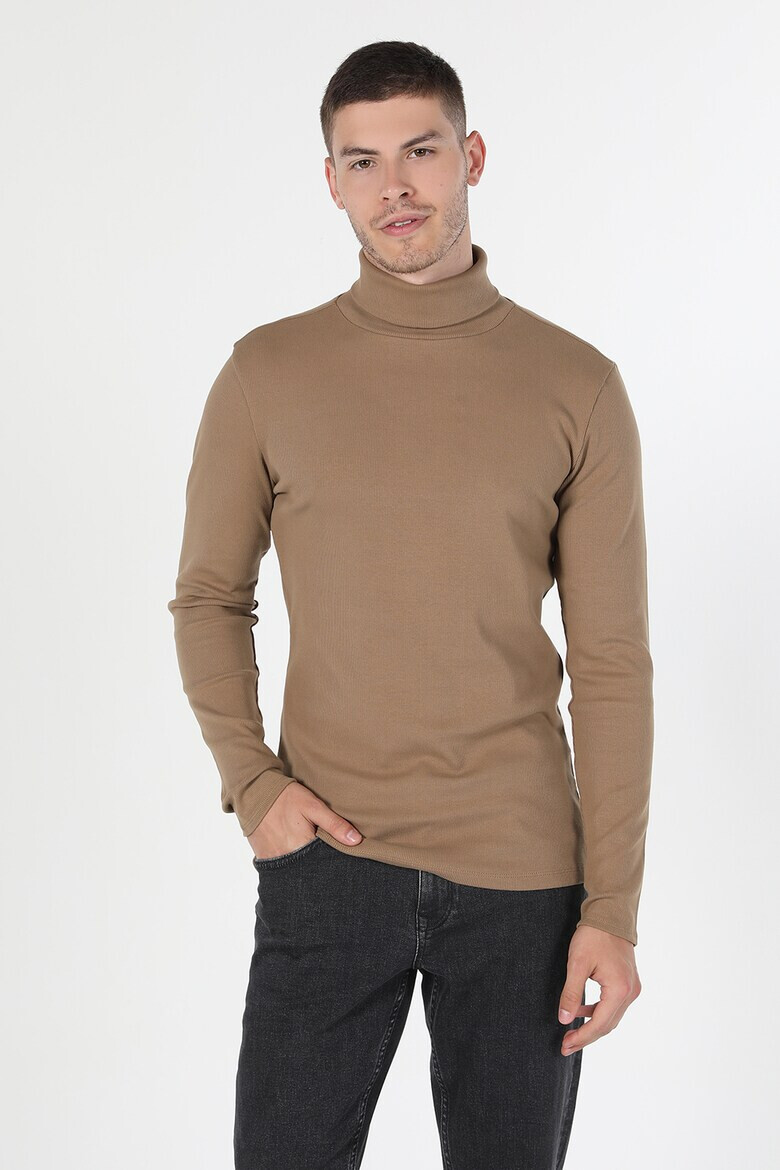 COLIN'S Bluza slim fit cu guler inalt - Pled.ro