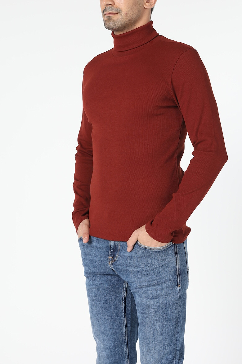 COLIN'S Bluza slim fit cu guler inalt - Pled.ro