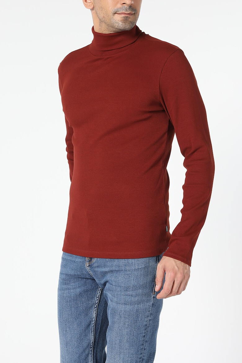 COLIN'S Bluza slim fit cu guler inalt - Pled.ro