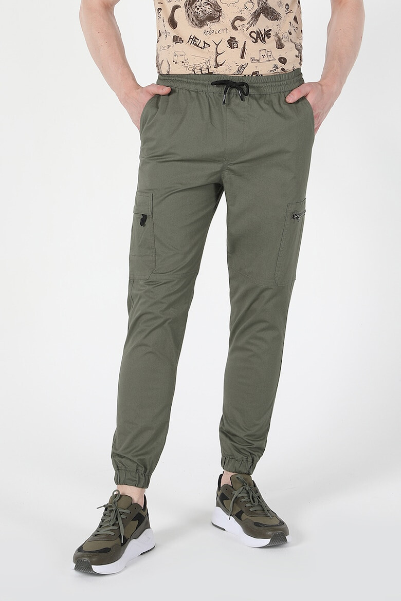 COLIN'S Pantaloni cargo slim fit cu snur - Pled.ro