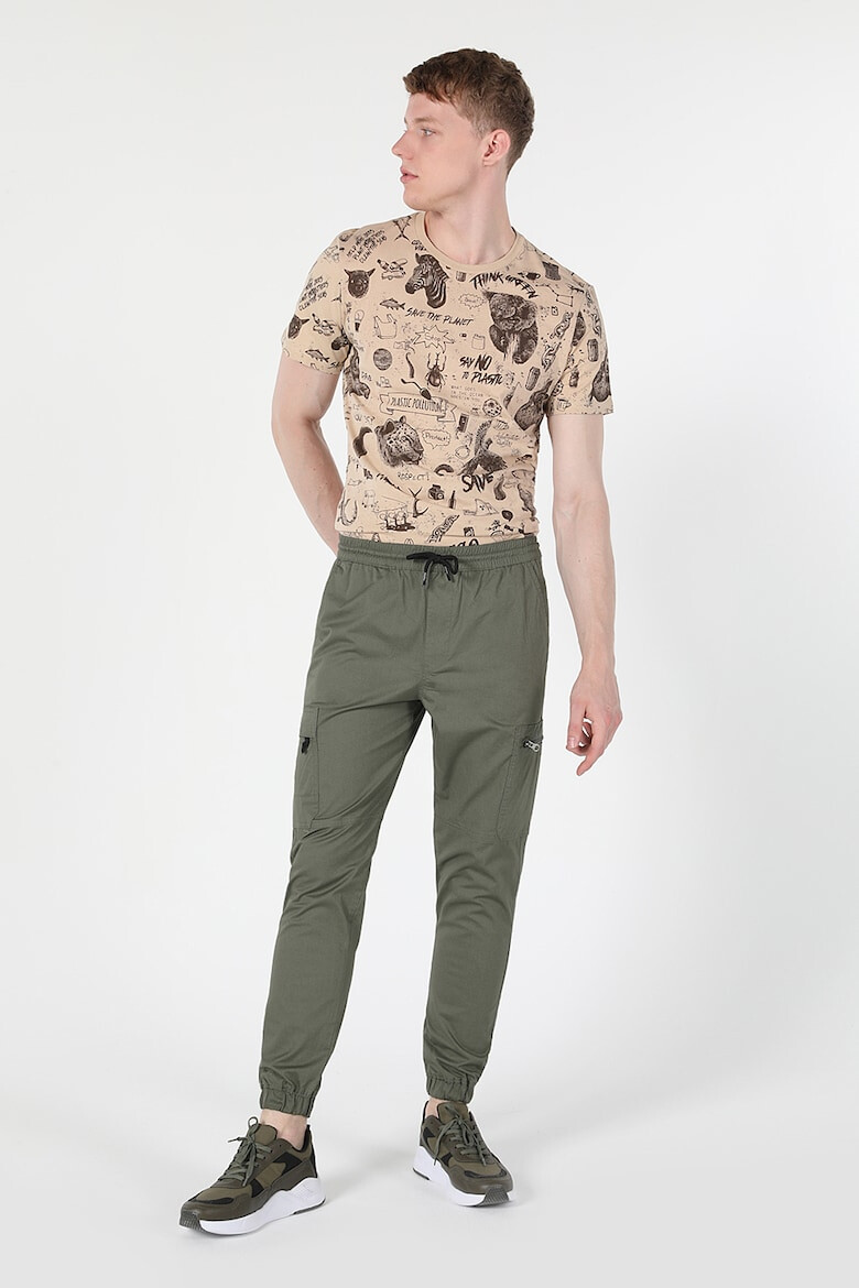 COLIN'S Pantaloni cargo slim fit cu snur - Pled.ro