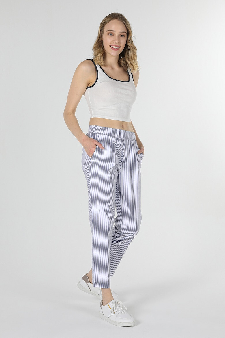 COLIN'S Pantaloni crop conici cu talie medie - Pled.ro