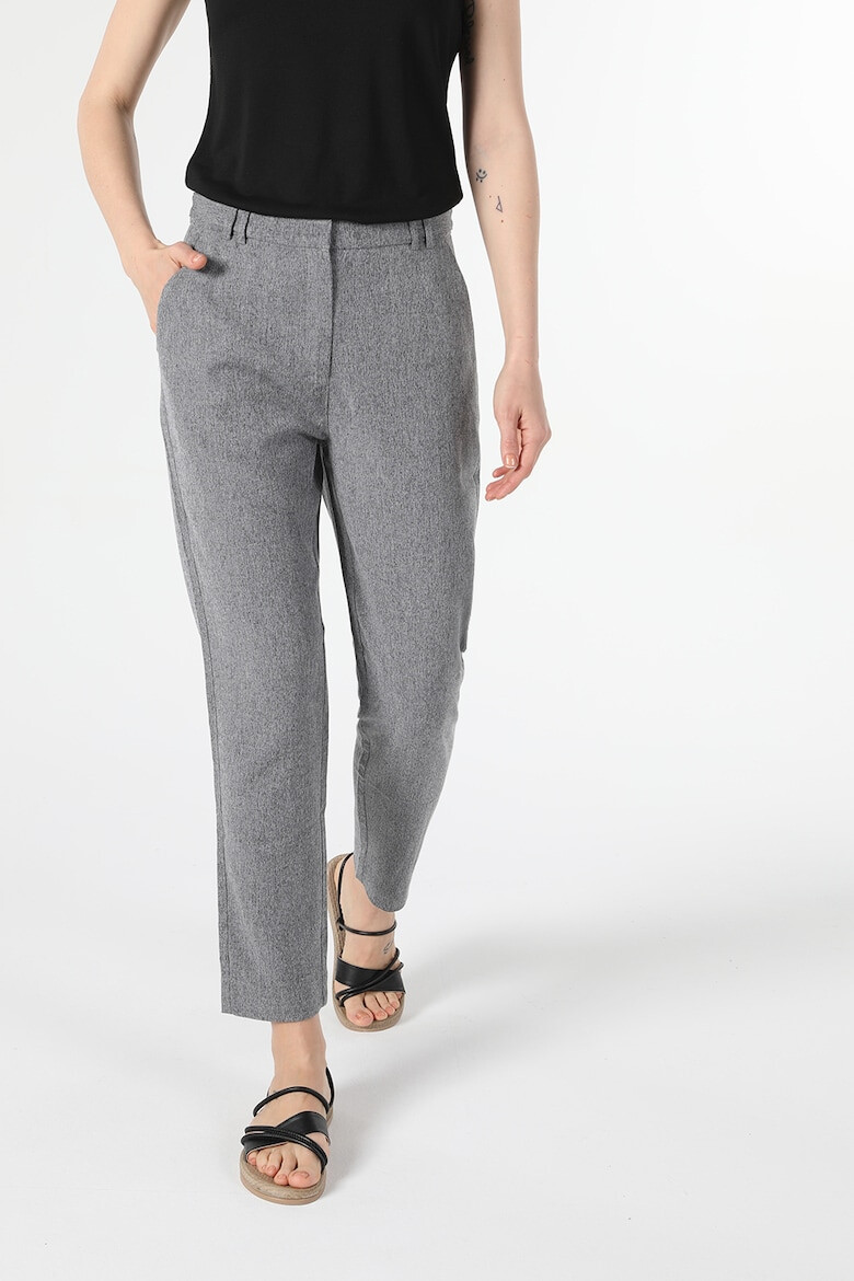 COLIN'S Pantaloni crop slim fit cu talie inalta - Pled.ro