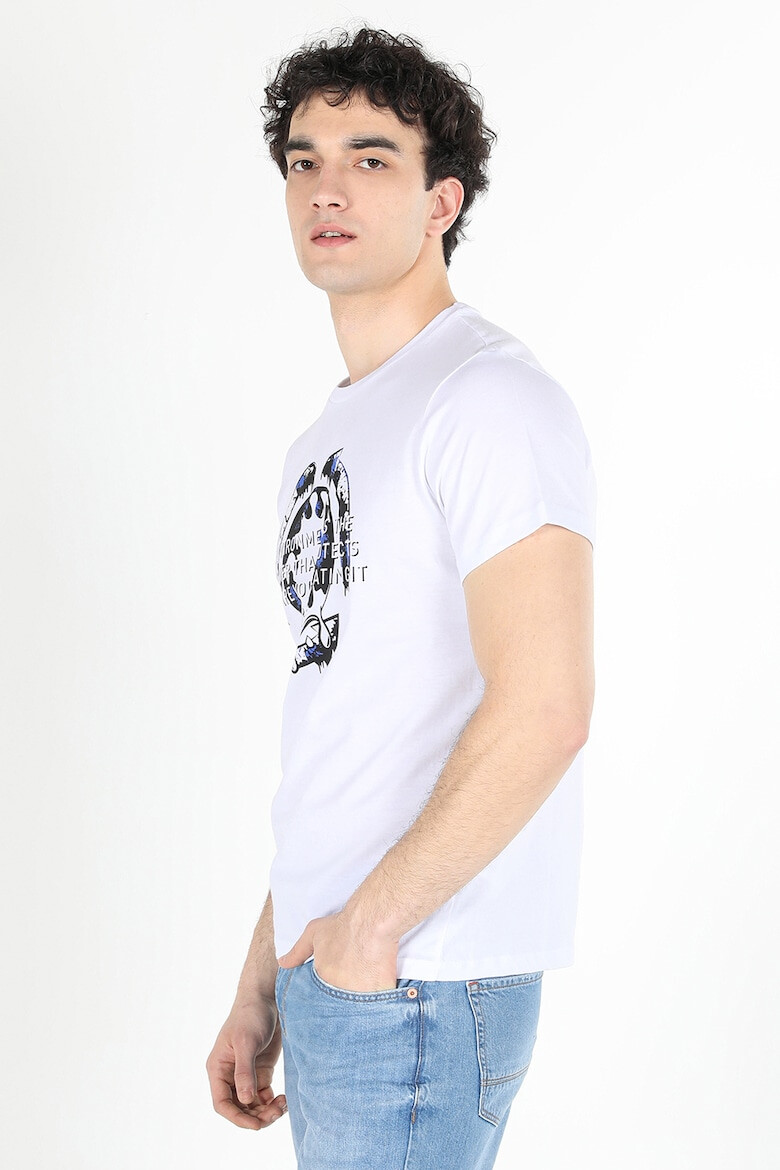 COLIN'S Tricou cu imprimeu grafic si text - Pled.ro