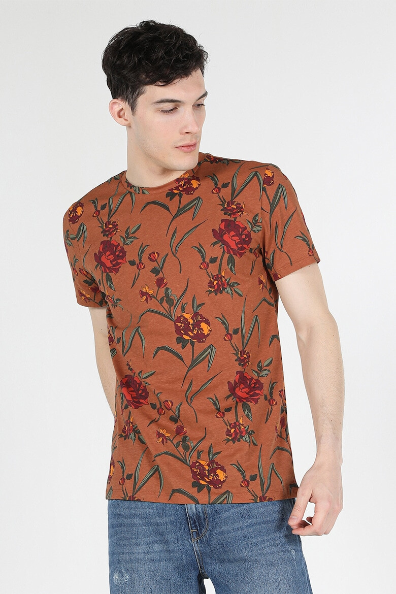 COLIN'S Tricou de bumbac cu model floral - Pled.ro