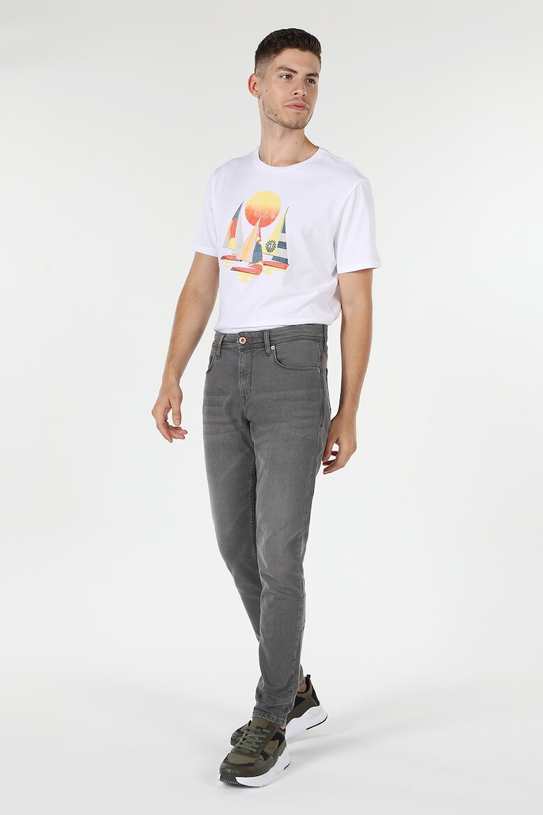 COLIN'S Blugi slim fit cu aspect decolorat - Pled.ro