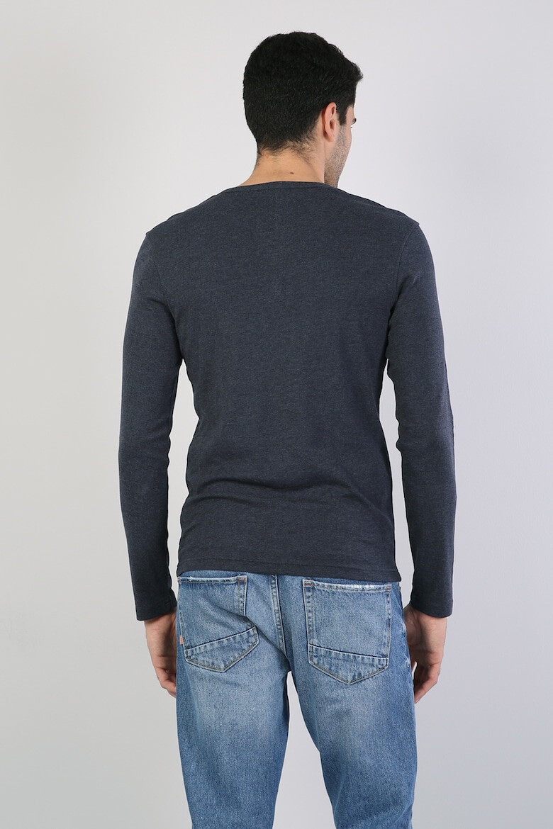 COLIN'S Bluza slim fit cu decolteu henley - Pled.ro