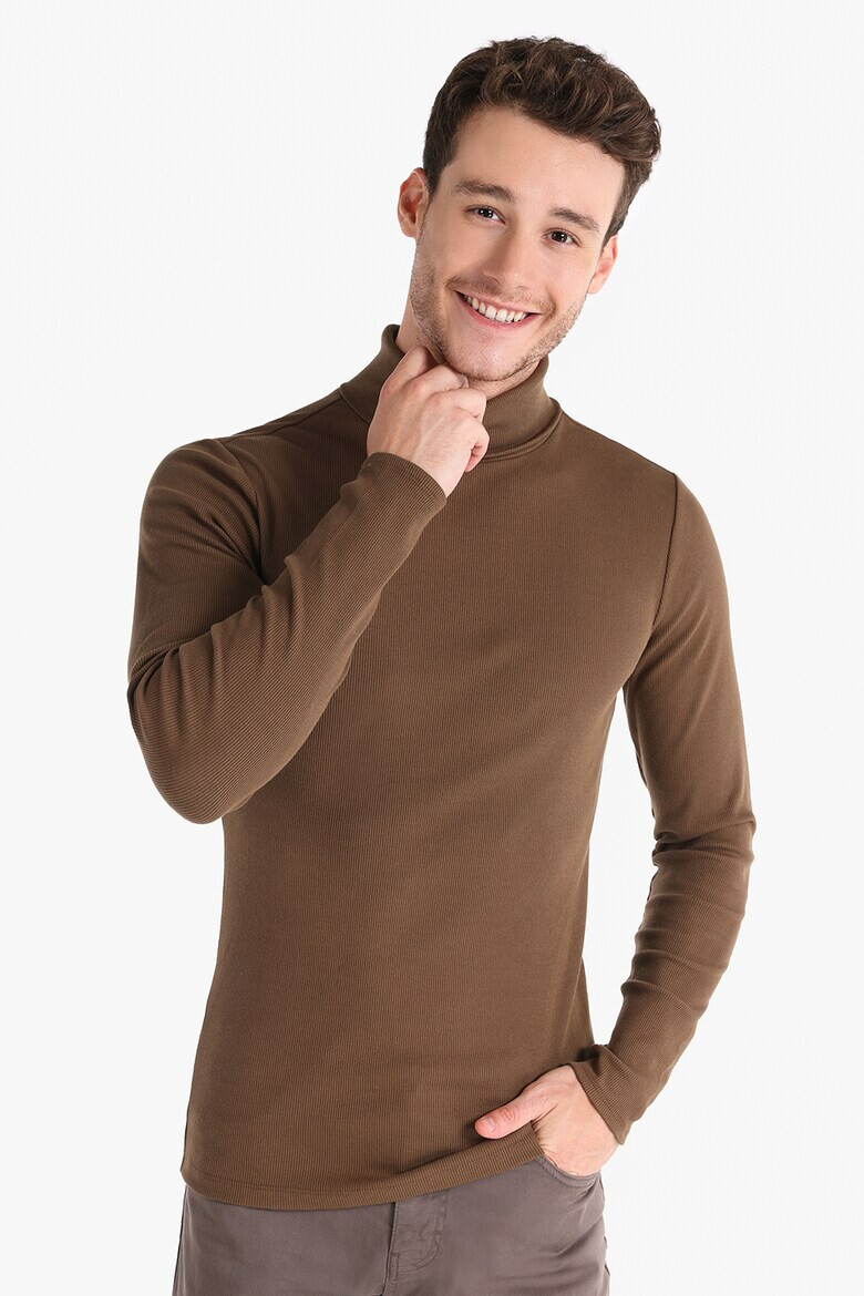 COLIN'S Bluza slim fit cu guler inalt - Pled.ro