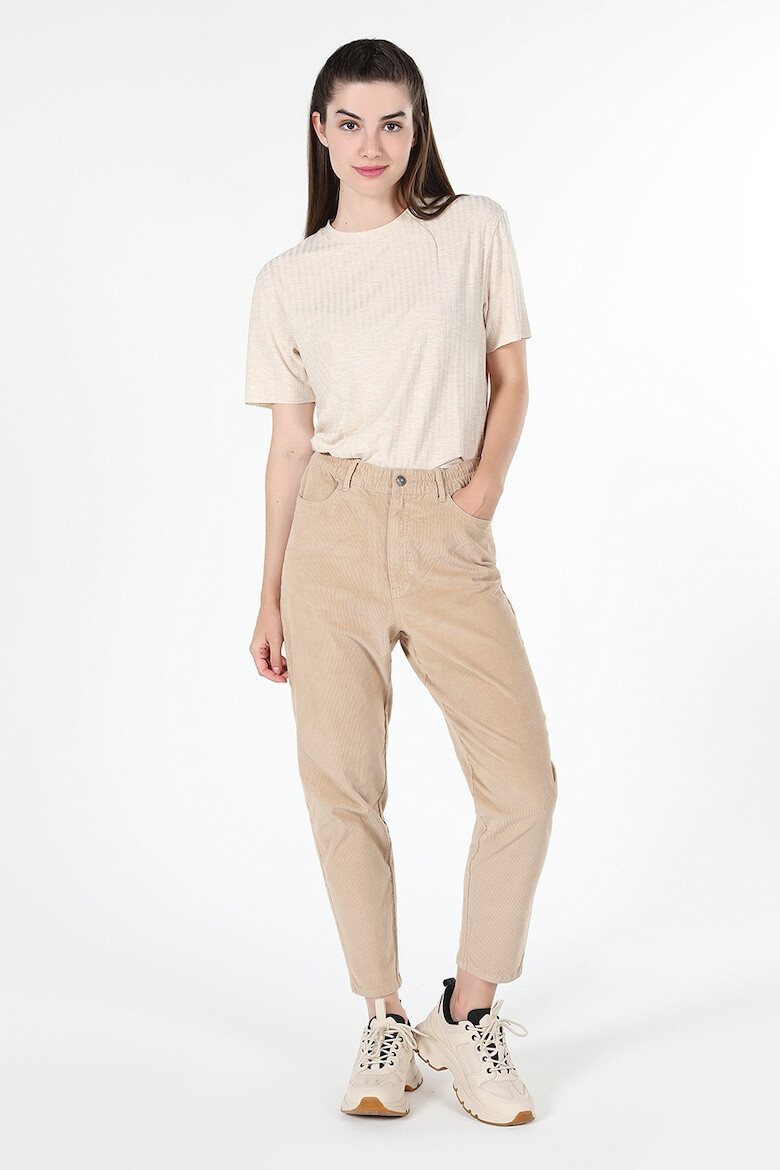 COLIN'S Pantaloni chino crop din reiat - Pled.ro