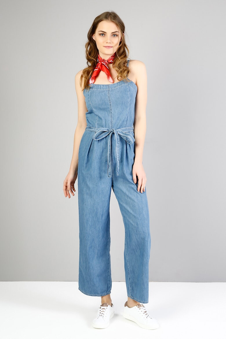 COLIN'S Salopeta maxi din denim cu cordon - Pled.ro