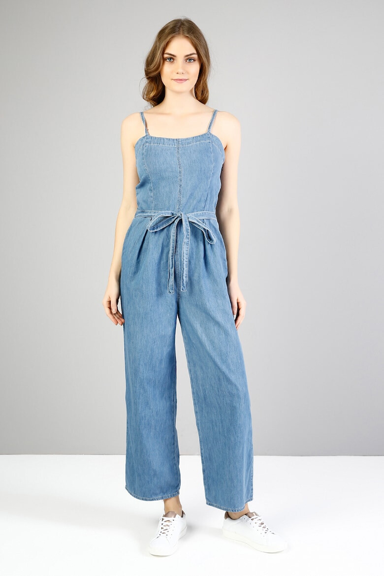 COLIN'S Salopeta maxi din denim cu cordon - Pled.ro