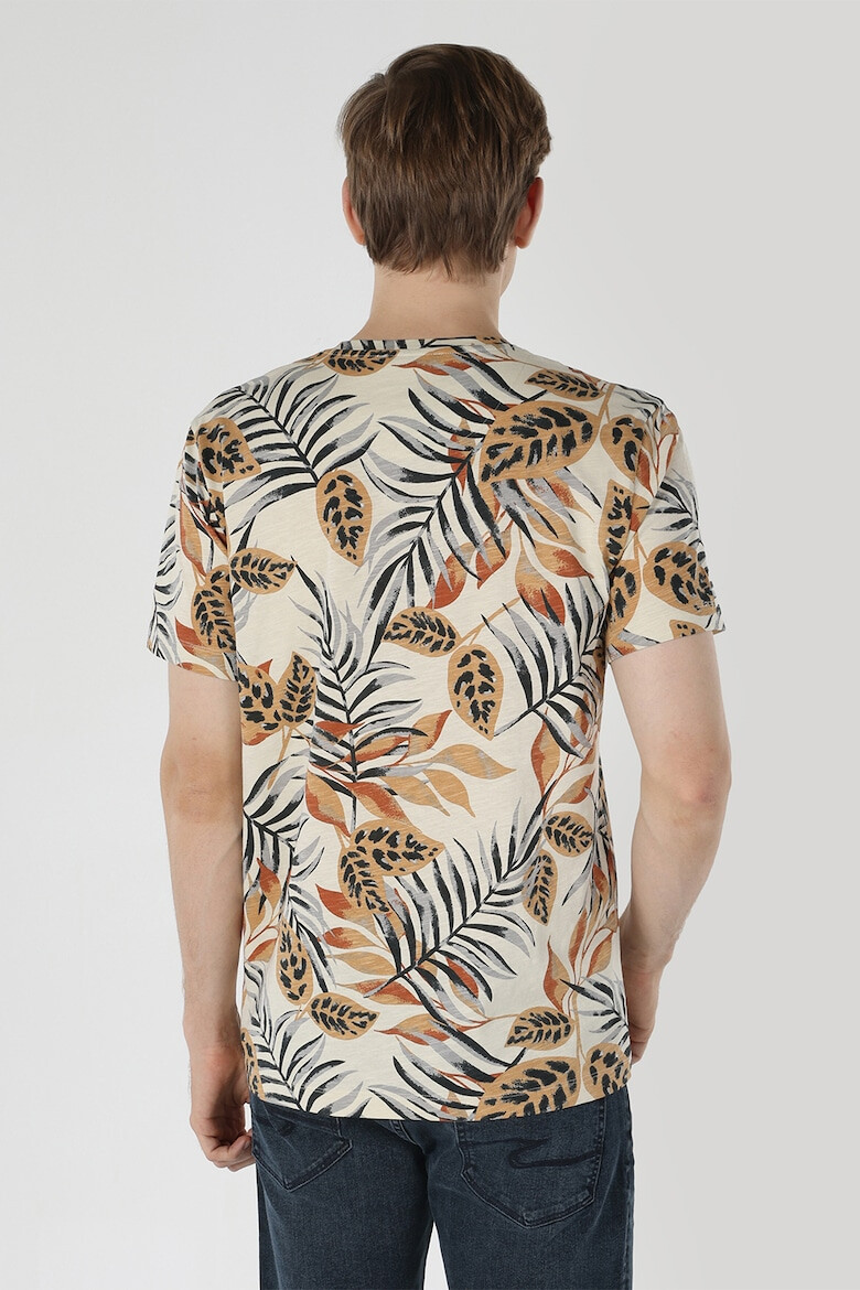 COLIN'S Tricou de bumbac cu imprimeu tropical - Pled.ro