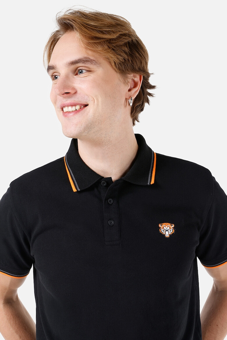 COLIN'S Tricou polo cu detaliu discret brodat - Pled.ro