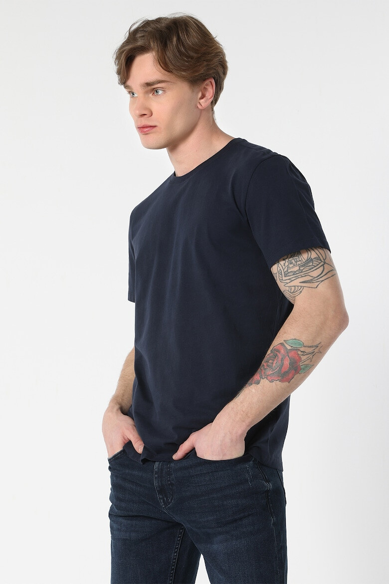 COLIN'S -Tricou regular fit cu decolteu la baza gatului - Pled.ro