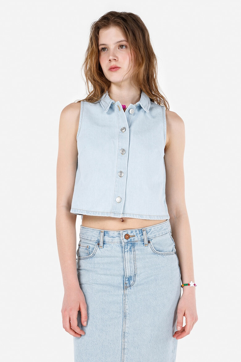 COLIN'S Vesta crop din denim - Pled.ro