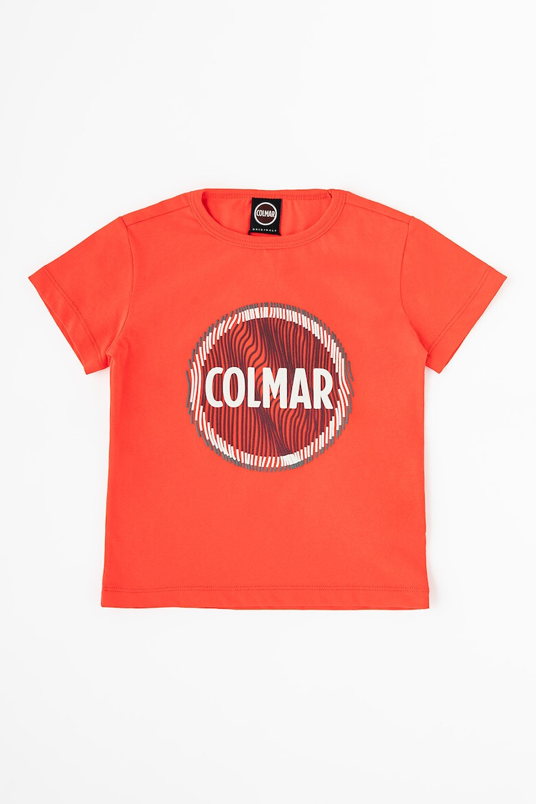 Colmar Tricou de bumbac cu decolteu la baza gatului si imprimeu logo supradimensionat Frida - Pled.ro