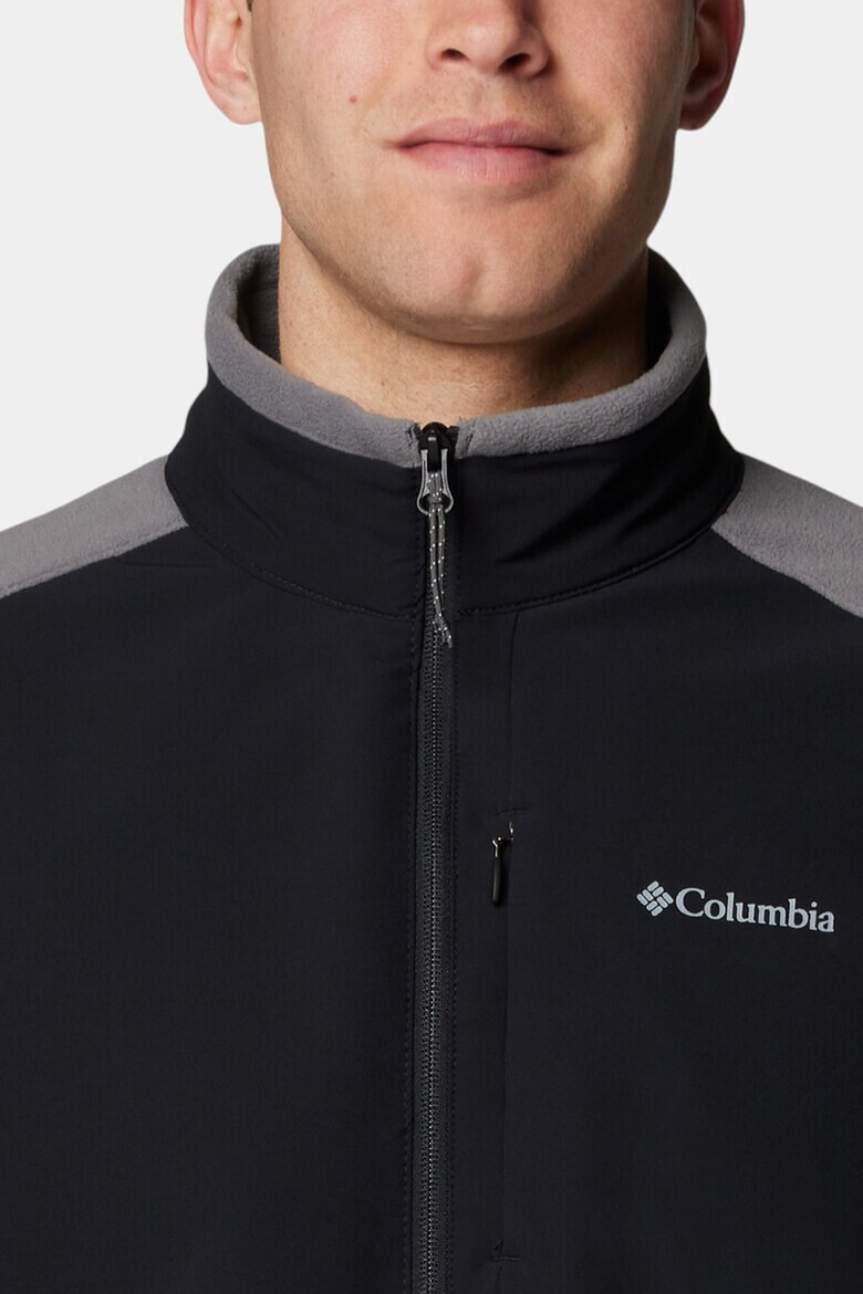 Columbia Bluza de trening cu detalii din fleece si fermoar pentru fermoar Sage Peak - Pled.ro