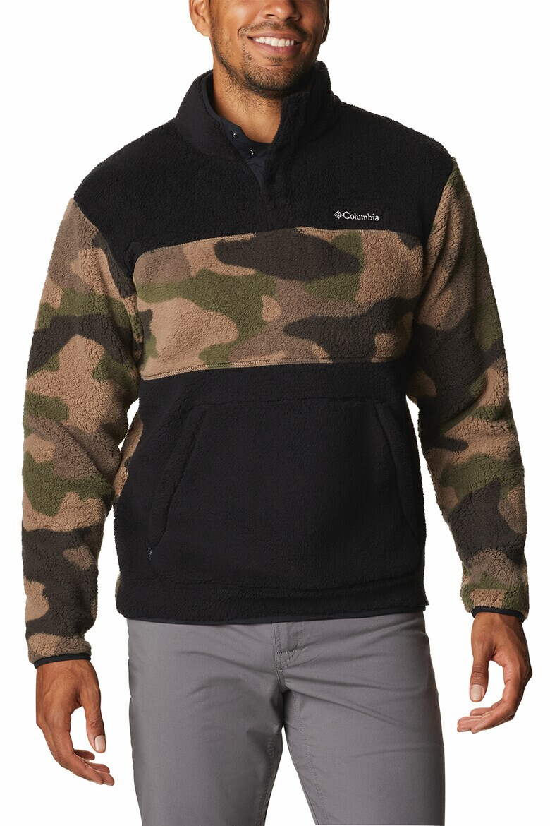 Columbia Bluza din material fleece cu aspect contrastant pentru trekking Rugged Ridge - Pled.ro