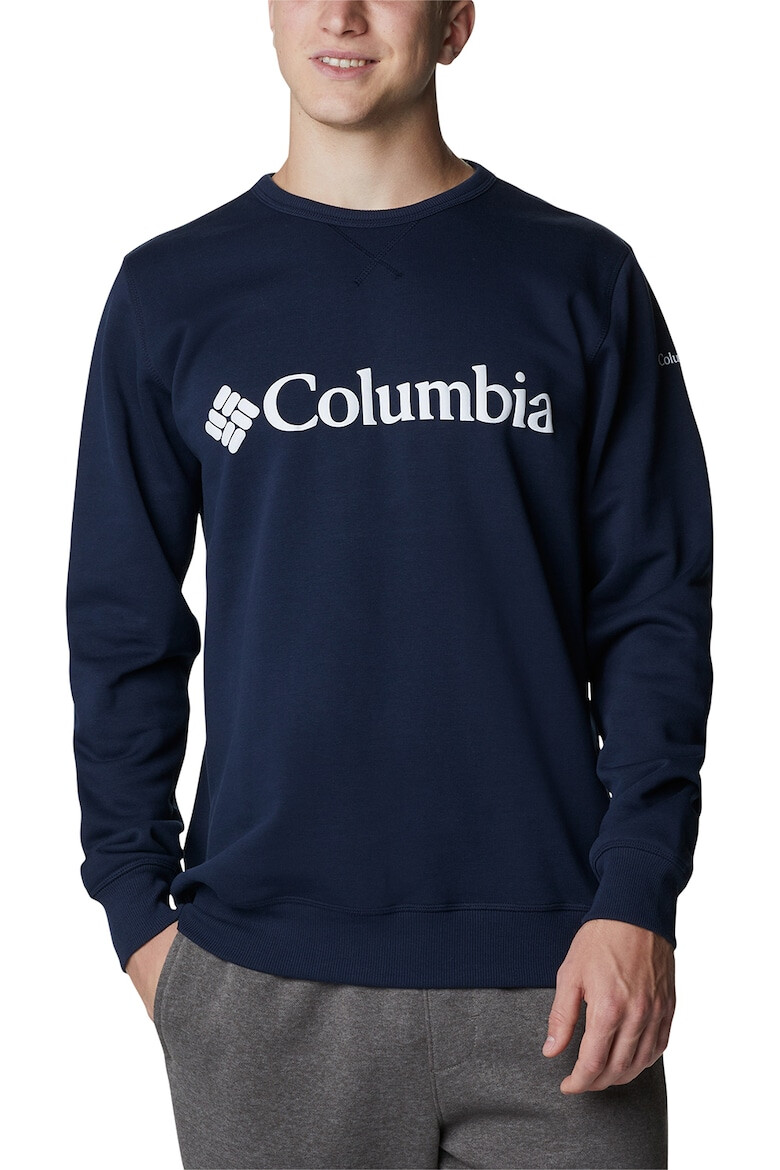 Columbia Bluza cu decolteu la baza gatului si banda logo pentru drumetii - Pled.ro