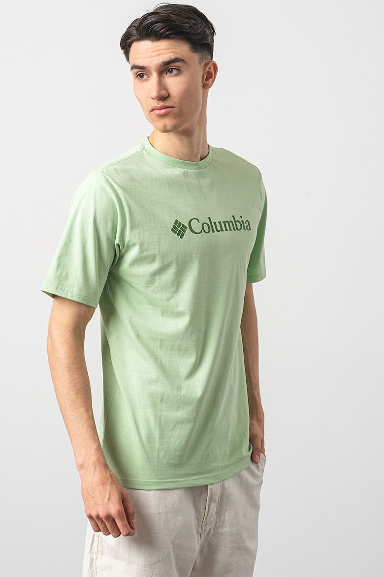 Columbia Tricou cu decolteu la baza gatului din bumbac organic CSC - Pled.ro