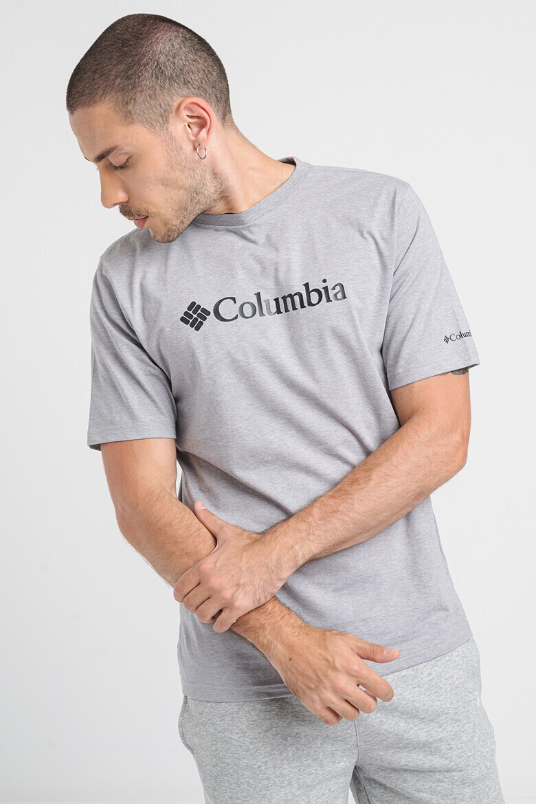 Columbia Tricou cu decolteu la baza gatului din bumbac organic CSC - Pled.ro