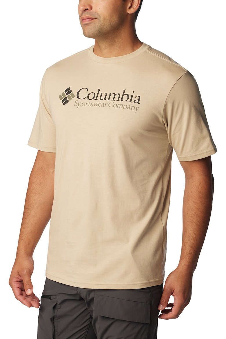 Columbia Tricou cu decolteu la baza gatului din bumbac organic CSC - Pled.ro