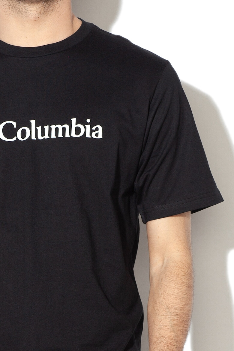 Columbia Tricou cu decolteu la baza gatului si imprimeu logo CSC Basic Negru - Pled.ro