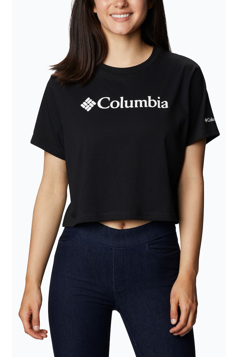 Columbia Tricou dama Bumbac Negru - Pled.ro