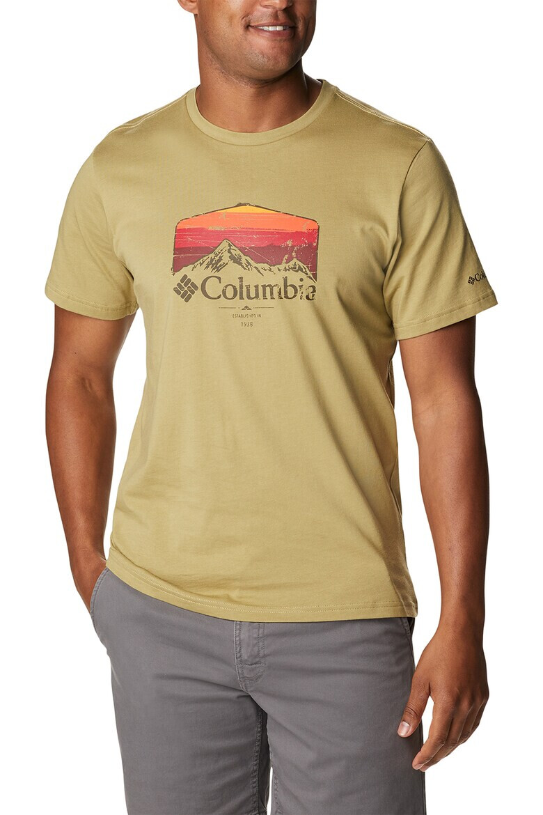 Columbia Tricou de bumbac organic cu imprimeu grafic si logo Path Lake - Pled.ro