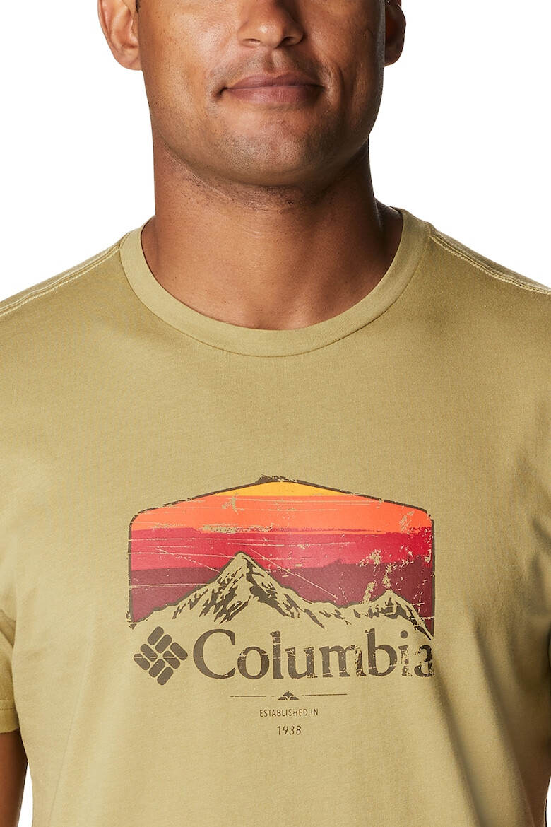 Columbia Tricou de bumbac organic cu imprimeu grafic si logo Path Lake - Pled.ro